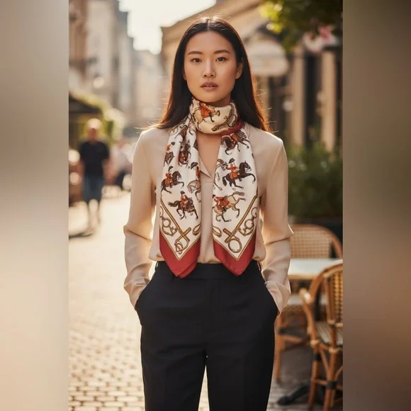 Hermes Scarf 🧣 - Picture 2 of 6